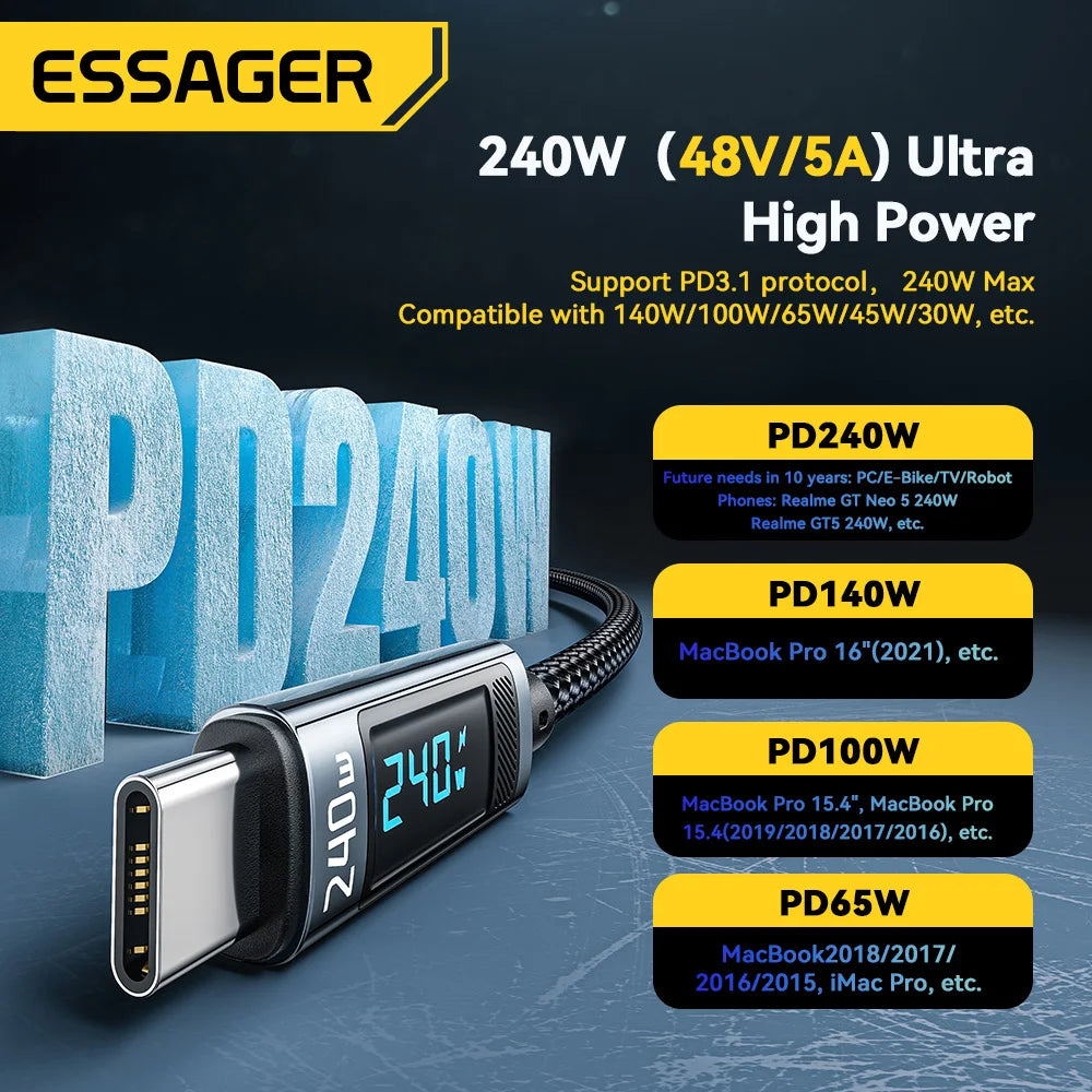 USB Type C Cable PD