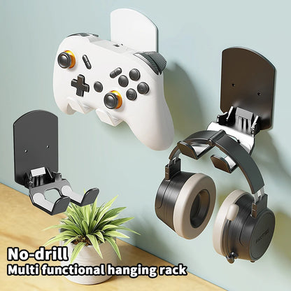 Headphone Stand Adhesive Plastic Wall