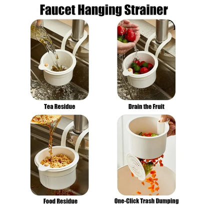 Sink Strainer Basket Faucet Hanging
