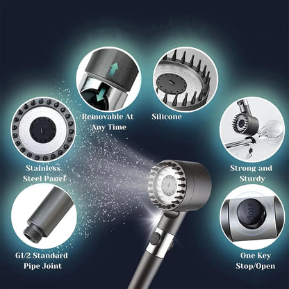 Ion Drop Shower Head Handheld