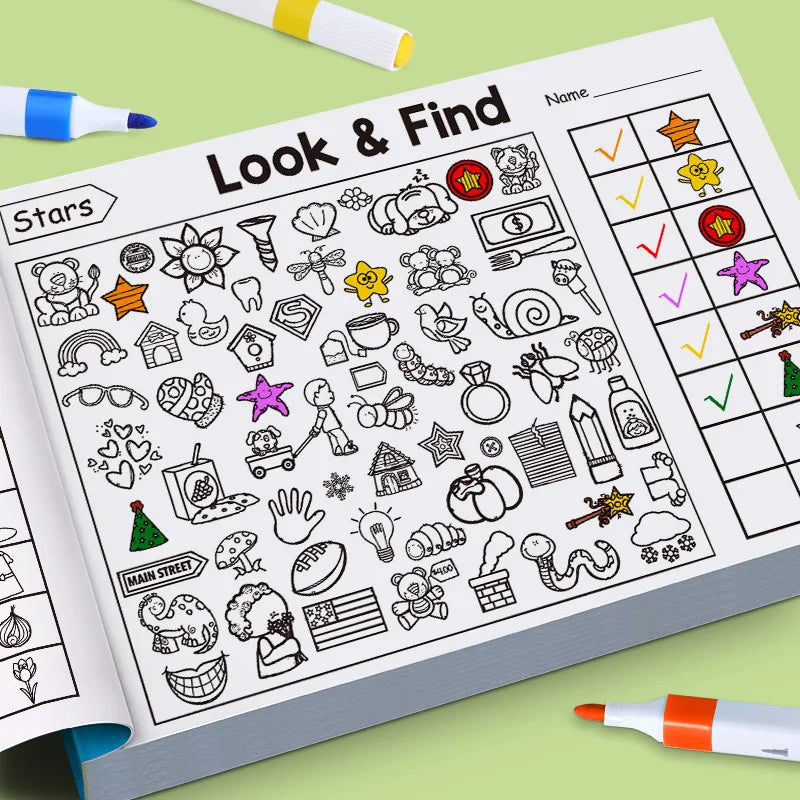 Children's Search Game Enhance Visual