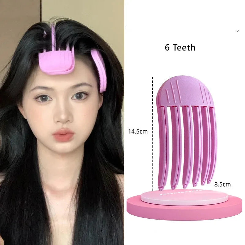 Fluffy Hairpin Curling Bangs Clips
