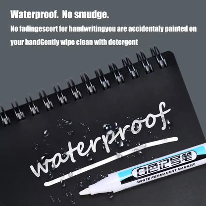White Permanent Marker Pens Markers