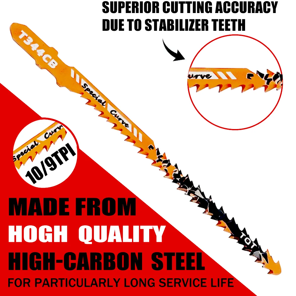 Double-sided Jigsaw Blades Efficient Curved