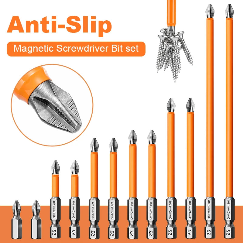 Anti Slip Bits Magnetic Screwdriver