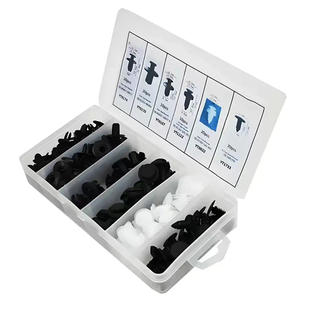 Auto Fastener Clips Kit Multi-size