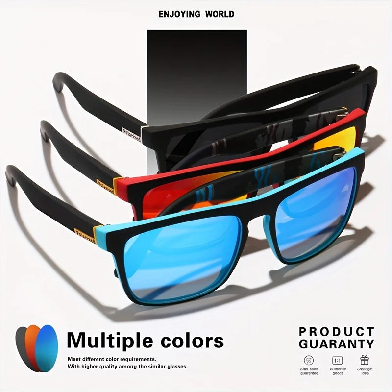 Vintage Square Polarized Sunglasses Men