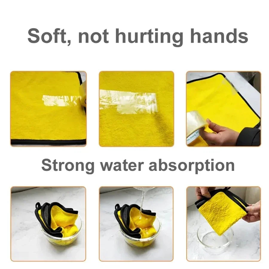 30x60cm Microfiber Car Cleaning Towels