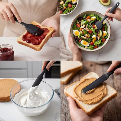 Silicone Kitchenware 6-piece Cream Scraper