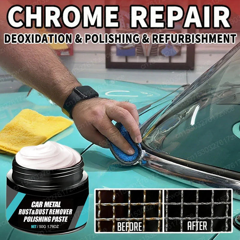 Car Rust Restoration Paste Chrome
