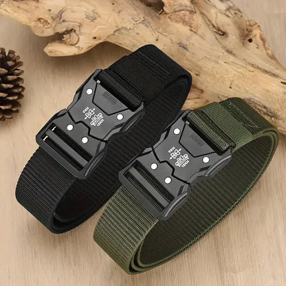 Tactical Waist Belt Automatic Buckle