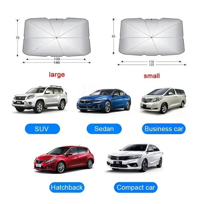 Car Sunshade Umbrella Windshield Folding