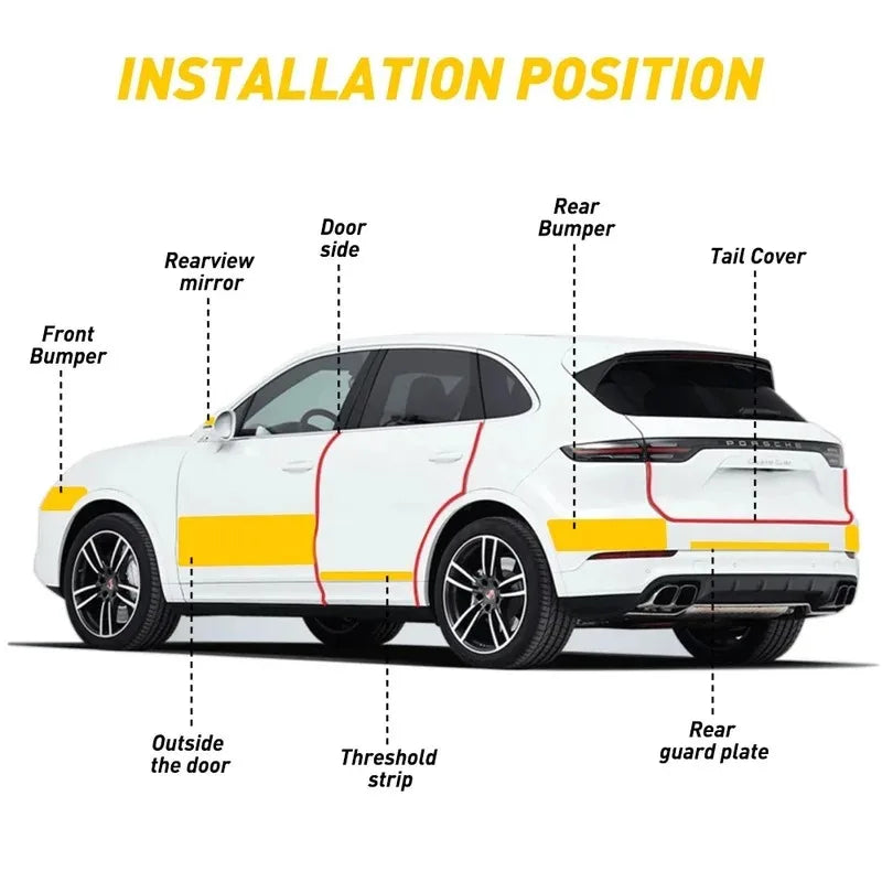 Nano Carbon Fiber Car Tape