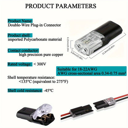 Electric Wire Connector No Strip