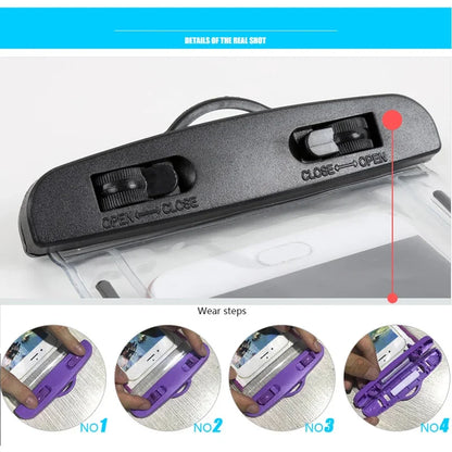 PVC Transparent Waterproof Phone Pouch