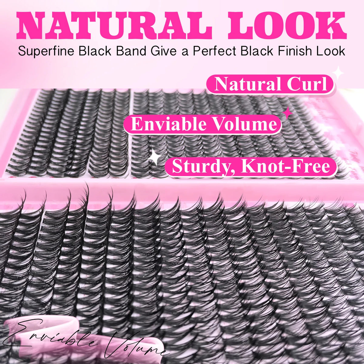 DIY Lash Extension Kit Clusters