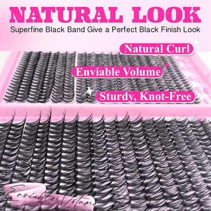 DIY Lash Extension Kit Clusters