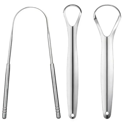Metal Tongue Scraper Cleaner Adults