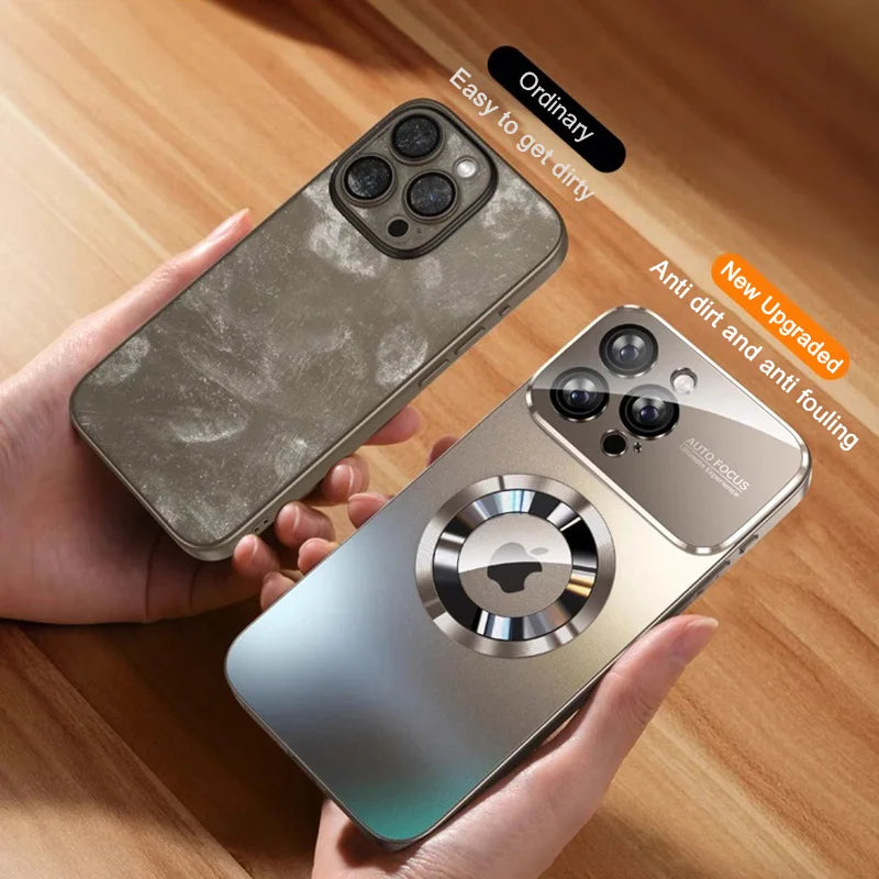 Luxury Glass Camera Magesafe Magnetic