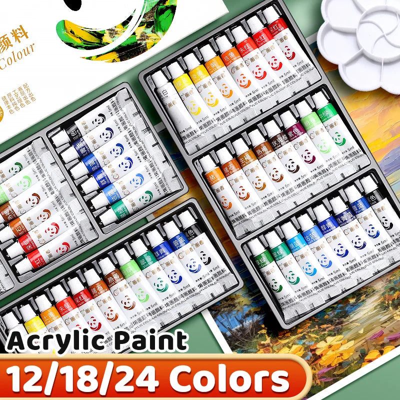 Acrylic Paint Colors Water-proof Art
