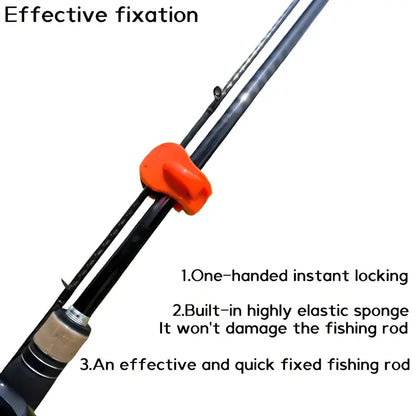 Quick-attach Fishing Rod Clip Tool-free