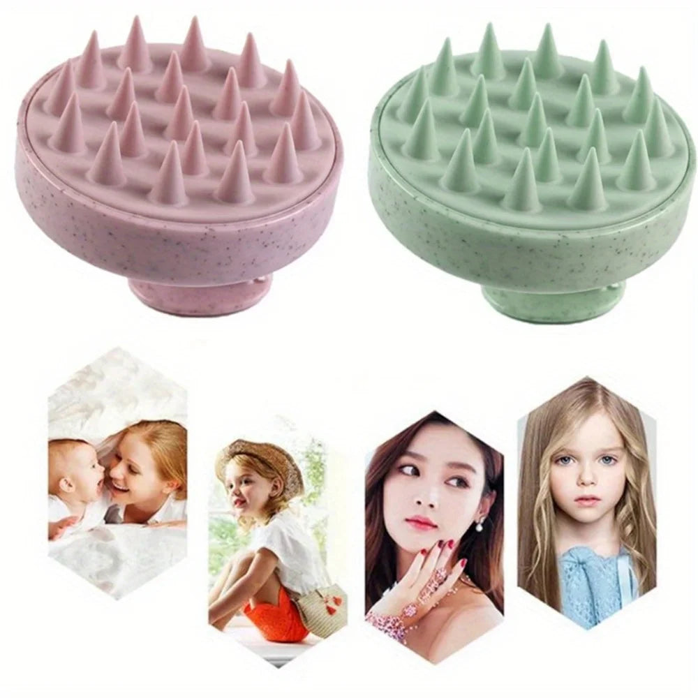 Silicone Shampoo Brush Body Massage