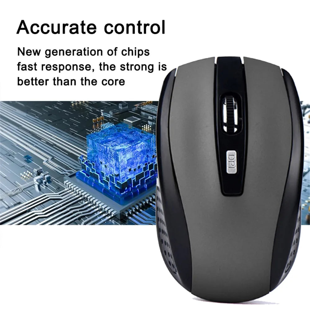 Wireless Mouse Gaming Optical Slim