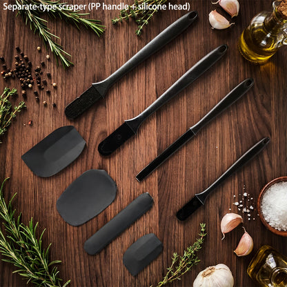 Silicone Kitchenware 6-piece Cream Scraper