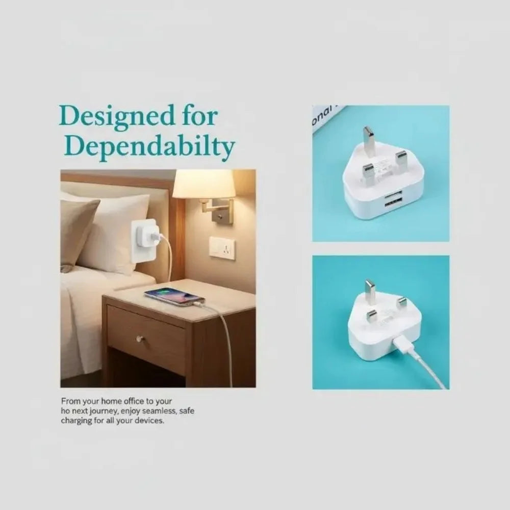 UK Plug Wall Charger Adapter