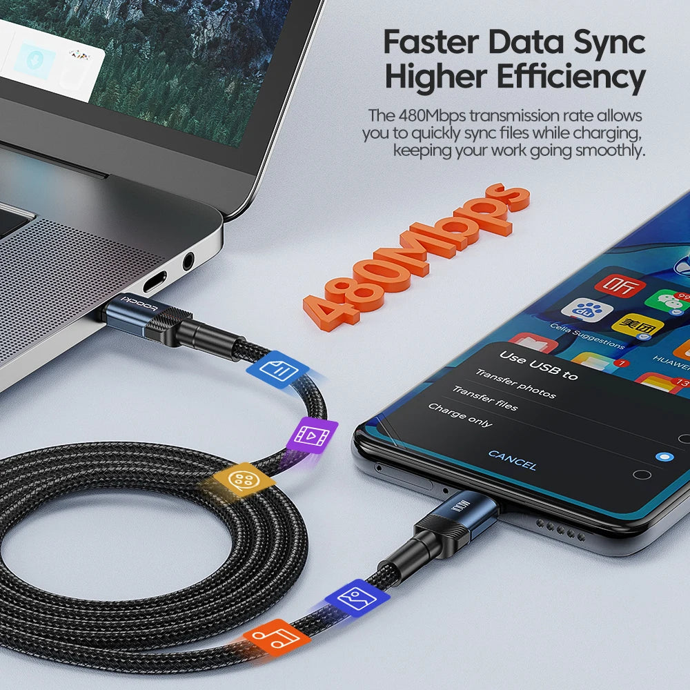 Toocki USB C Type Cable
