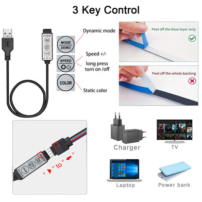 Led Lights TV Key Control