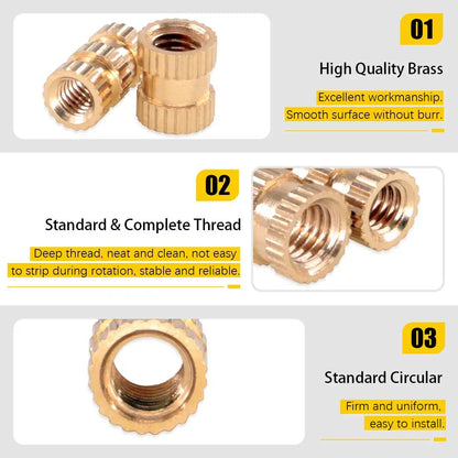 Brass Heat Insert Nut Melt