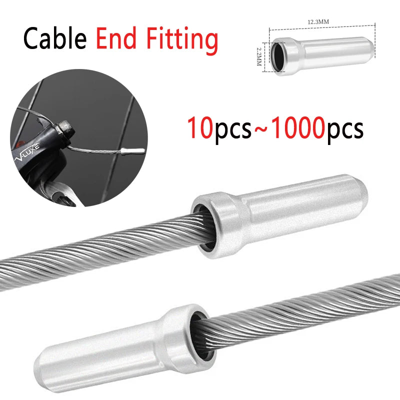 Bike Cable End Fitting Aluminum