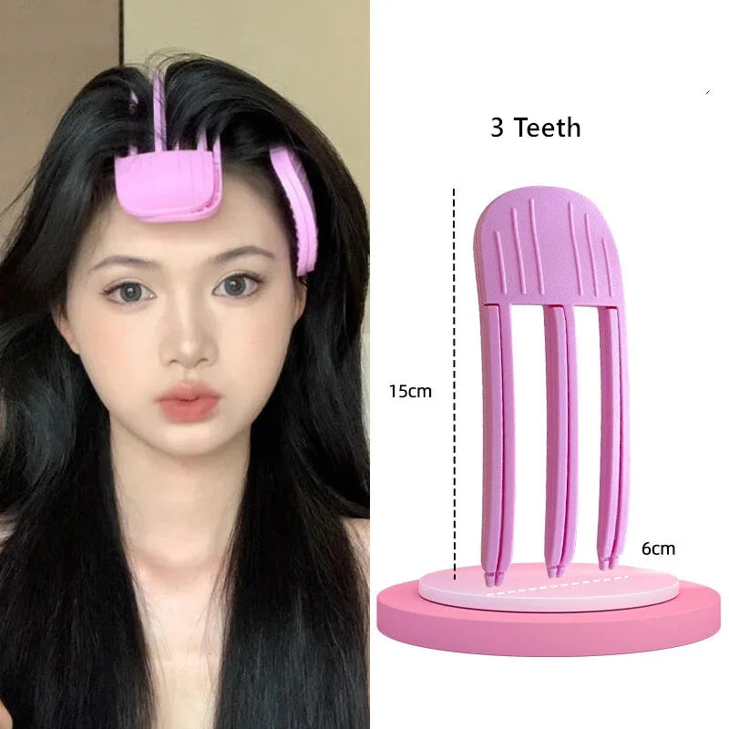 Fluffy Hairpin Curling Bangs Clips