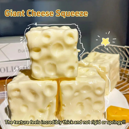 Taba Squishy Cheese Cube Stress