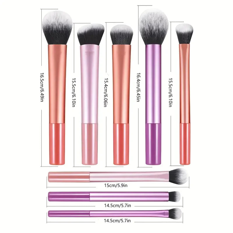 Makeup Brush Kit Soft Synthetic