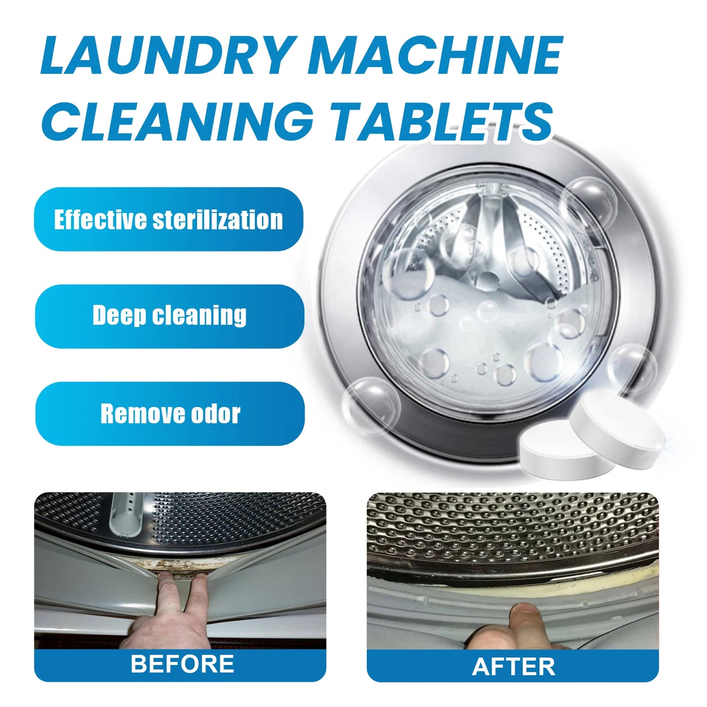 Washing Machine Cleaner Tablets Drum