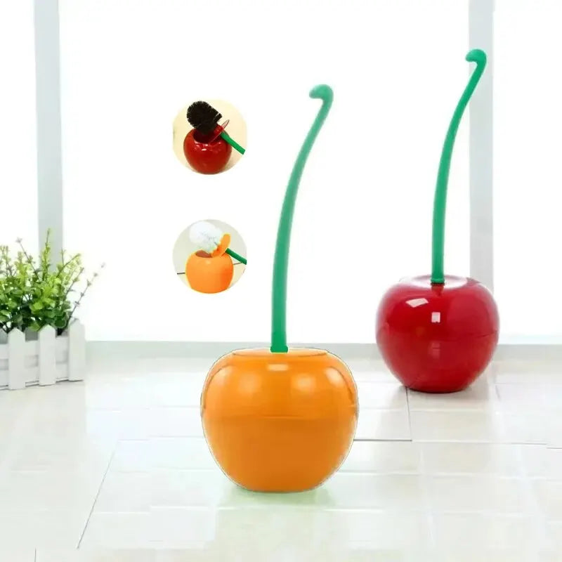 Red Toilet Brush Lovely Cherry