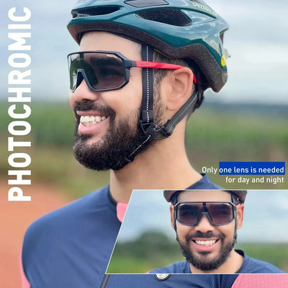 Cycling Glasses Photochromic Sunglasses Men