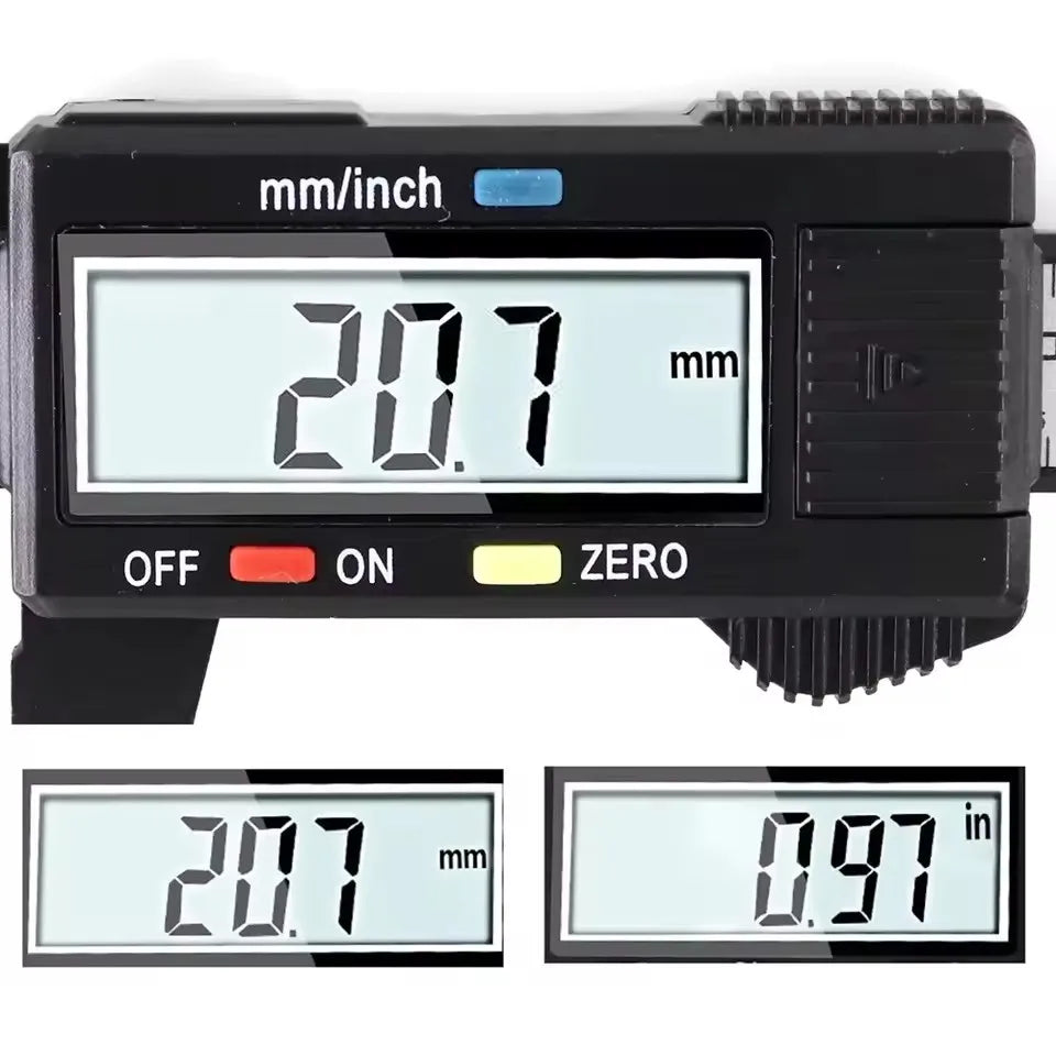 Electronic Digital Caliper Carbon Fiber