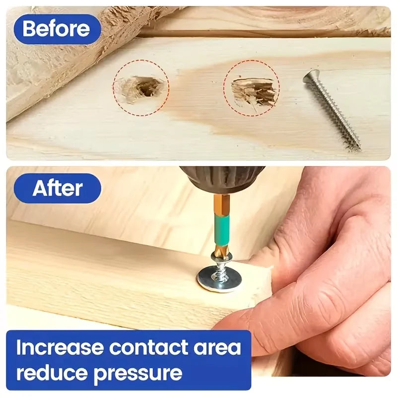 180-piece Hardware Flat Washer Kit