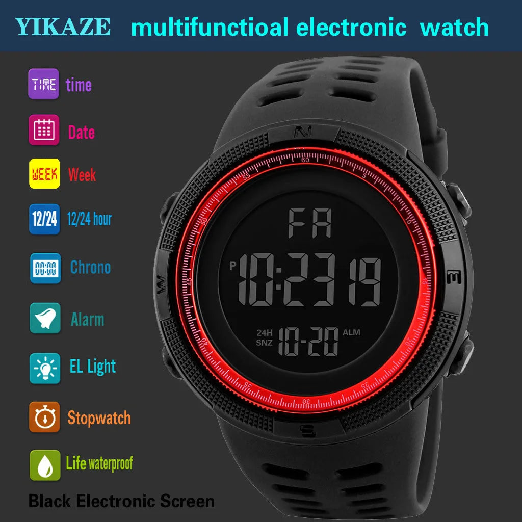 Electronic Watch Mens Military Sports