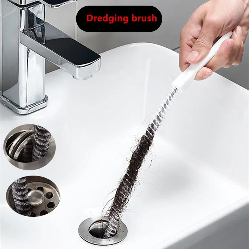 Pipe Dredging Brush Bathroom Hair