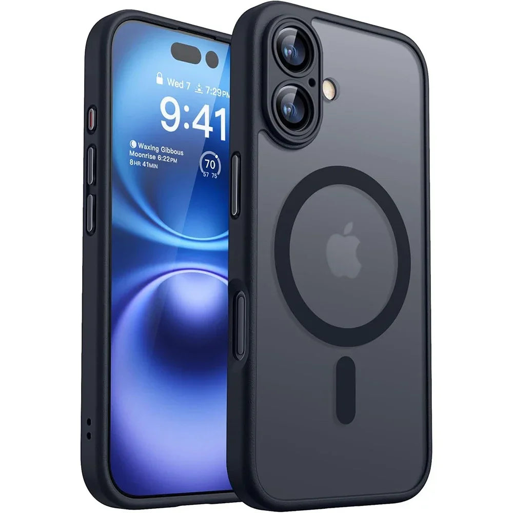 Magnetic Matte Translucent Armor Shockproof