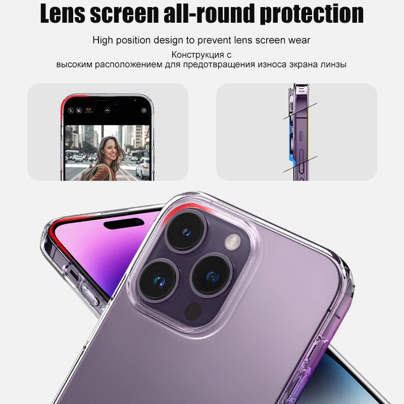 Luxury Clear Silicone Phone Case