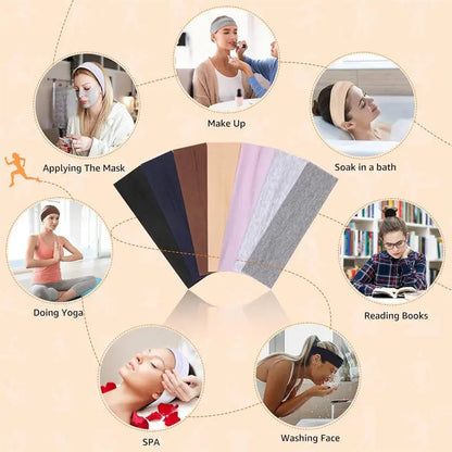 Elastic Sports Headbands Women Stretchy