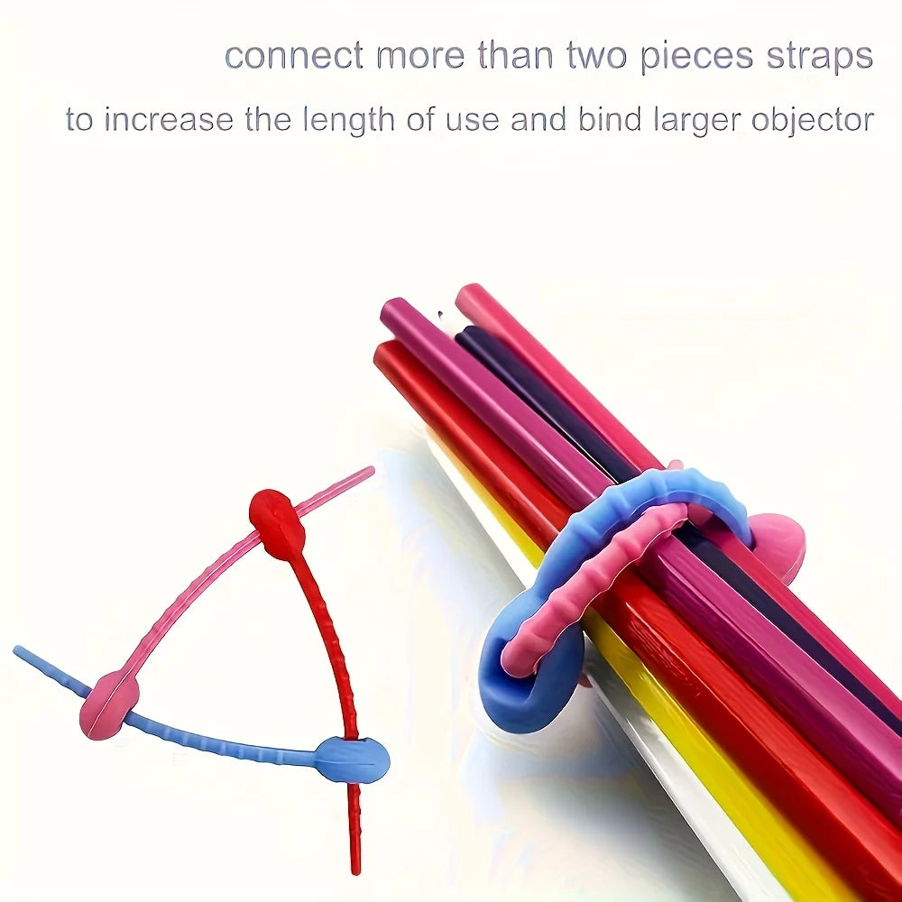 Silicone Reusable Cable Organizer Storage
