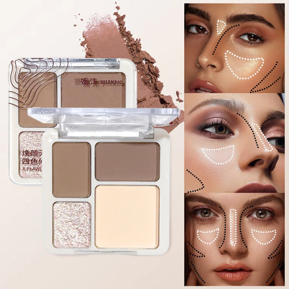 Three-dimensional Facial Four-color