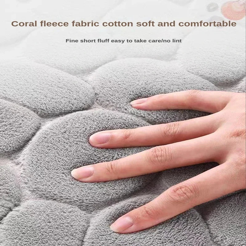 Non Slip Bathroom Mat Cobblestone