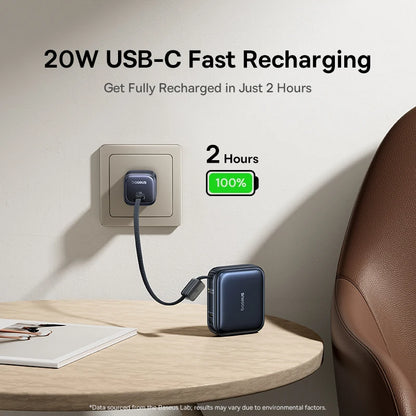 Power Bank 10000mah Built-in Usb-c